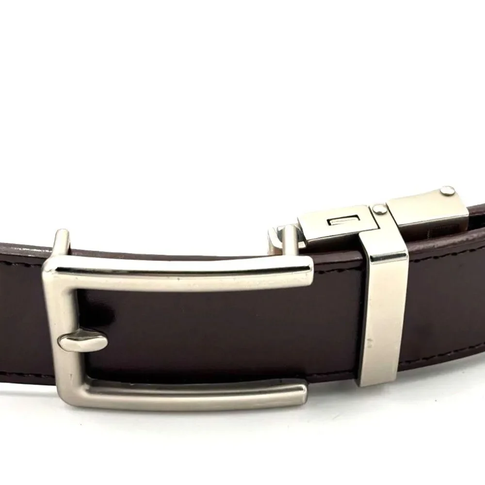 Nexbelt Prometheus Satin Nickel Dress Buckle w/Expresso 1.38